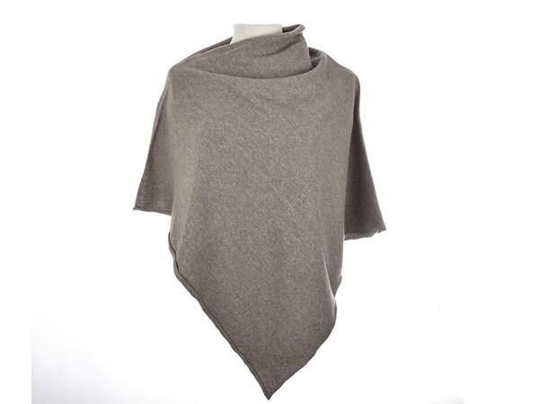 Dame Poncho ensfarget 60x60 nature 